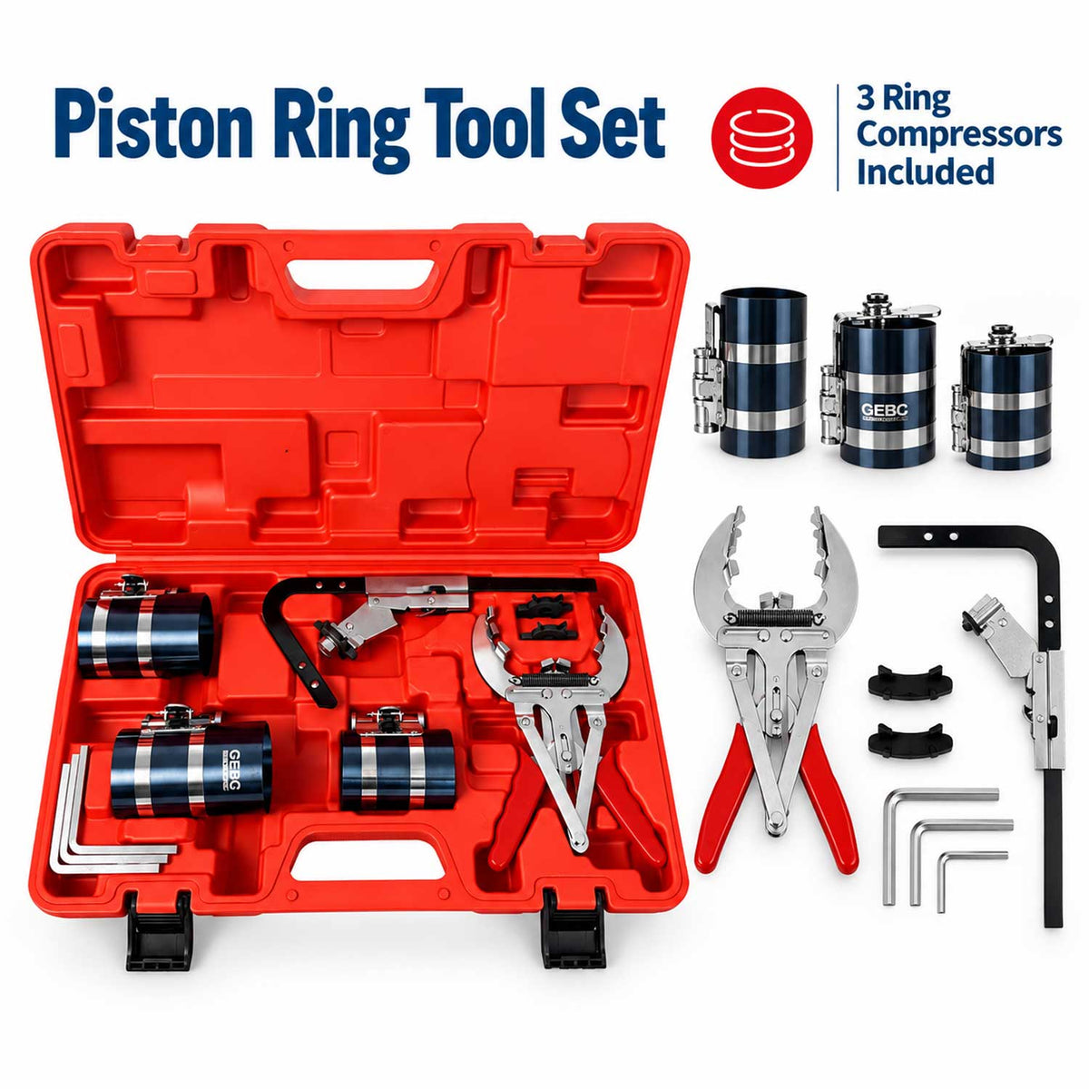 Trusa montare segmenti piston GEBO TOOLS