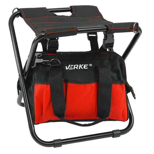GEANTA PENTRU SCULE CU SCAUN PLIABIL 42 X 29 X 31CM - VERKE