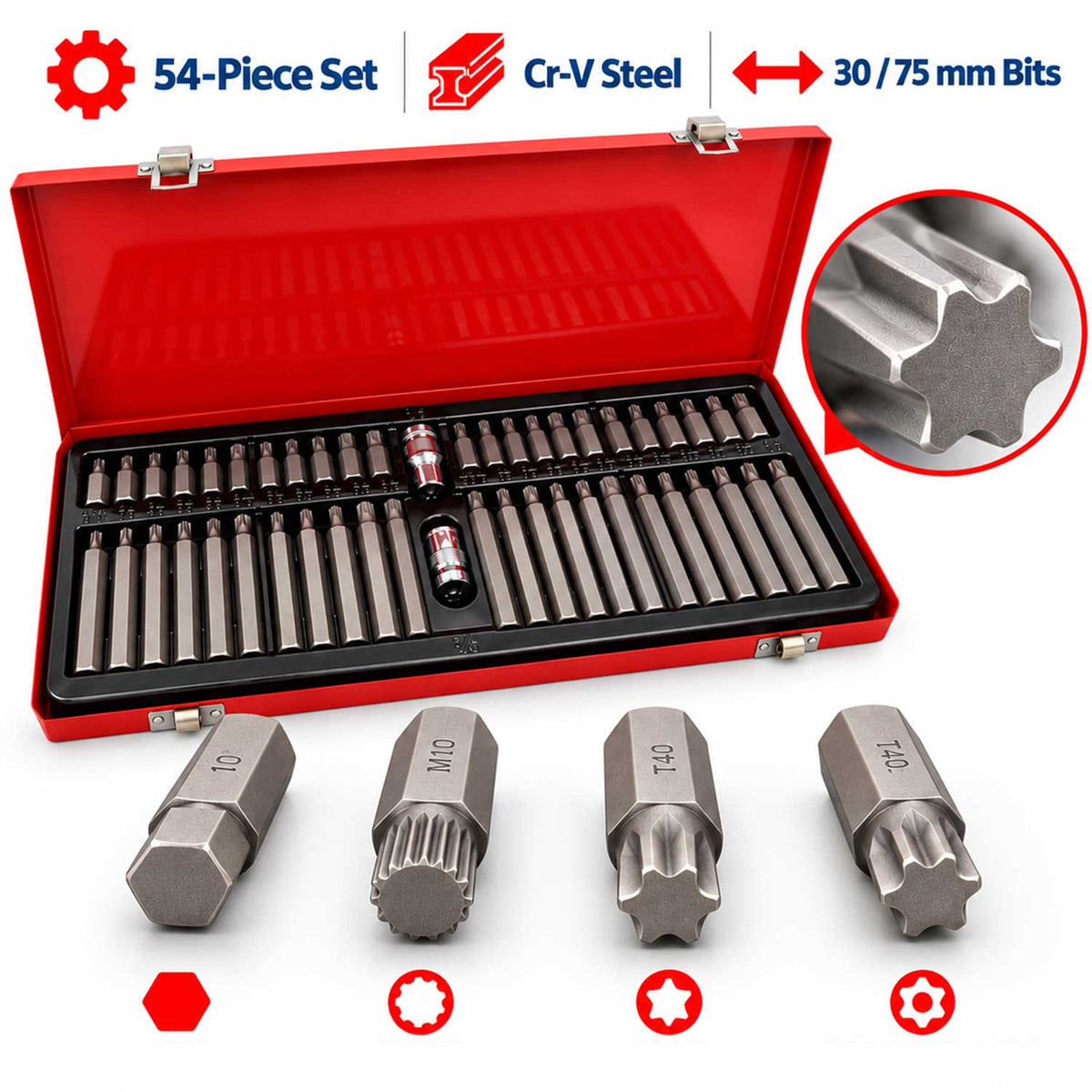 Trusa biti 54 buc GEBO TOOLS