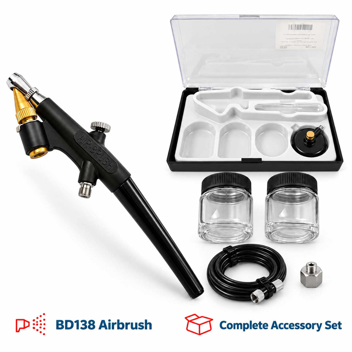 Set pistol aerograf 6 piese BD138 GEBO TOOLS