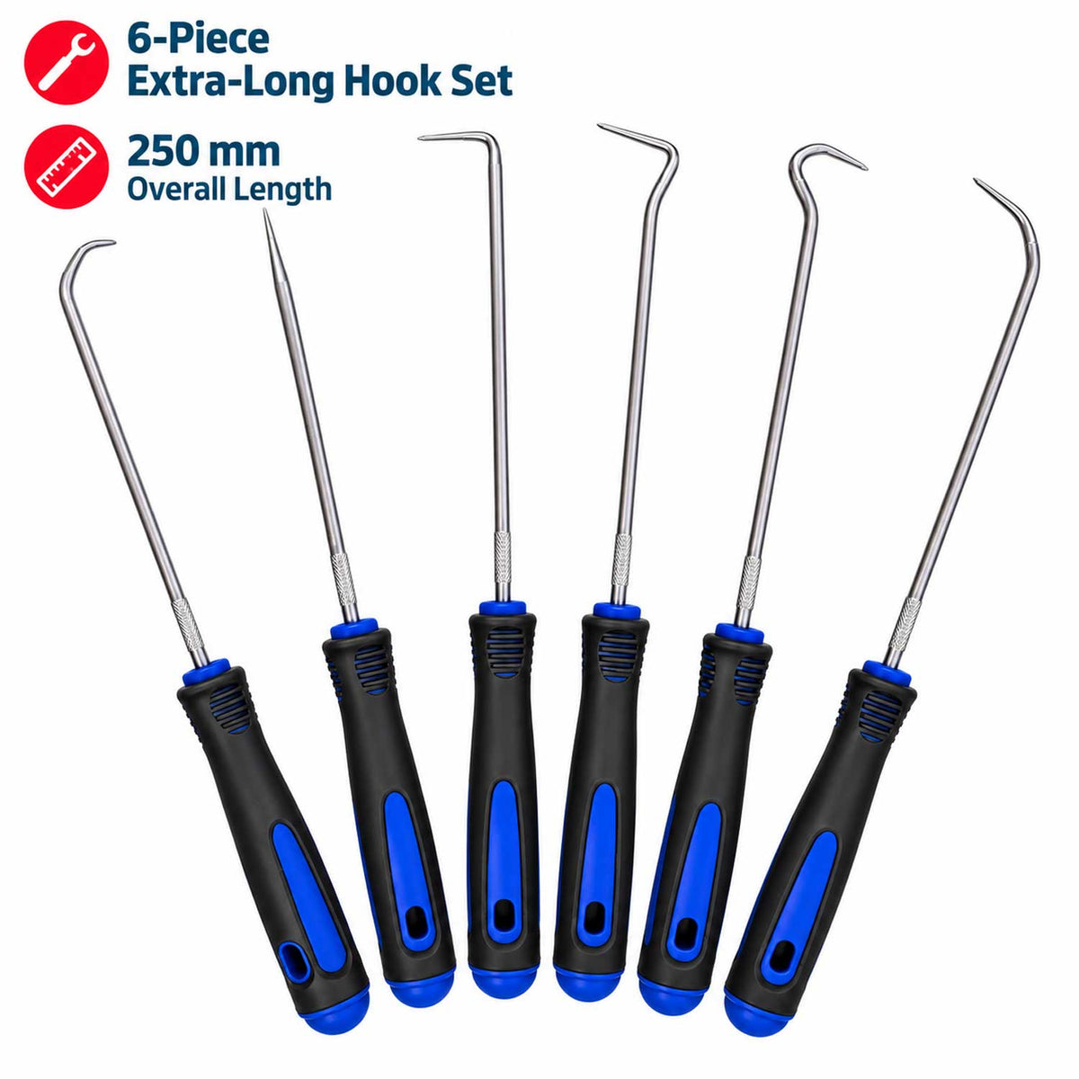 Set de 6 carlige extra lungi extractoare garnituri GEBO TOOLS