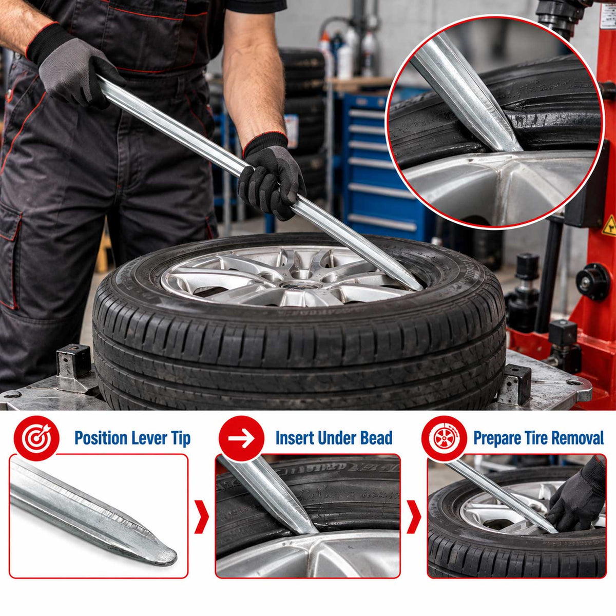 Levier pentru anvelope 30 cm GEBO TOOLS