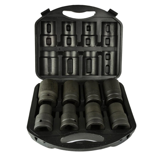 SET TUBULARE HEXAGONALE DE IMPACT 1'' 19-41MM 8PIESE GEKO
