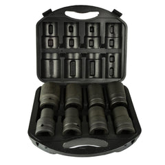 SET TUBULARE HEXAGONALE DE IMPACT 1'' 19-41MM 8PIESE GEKO