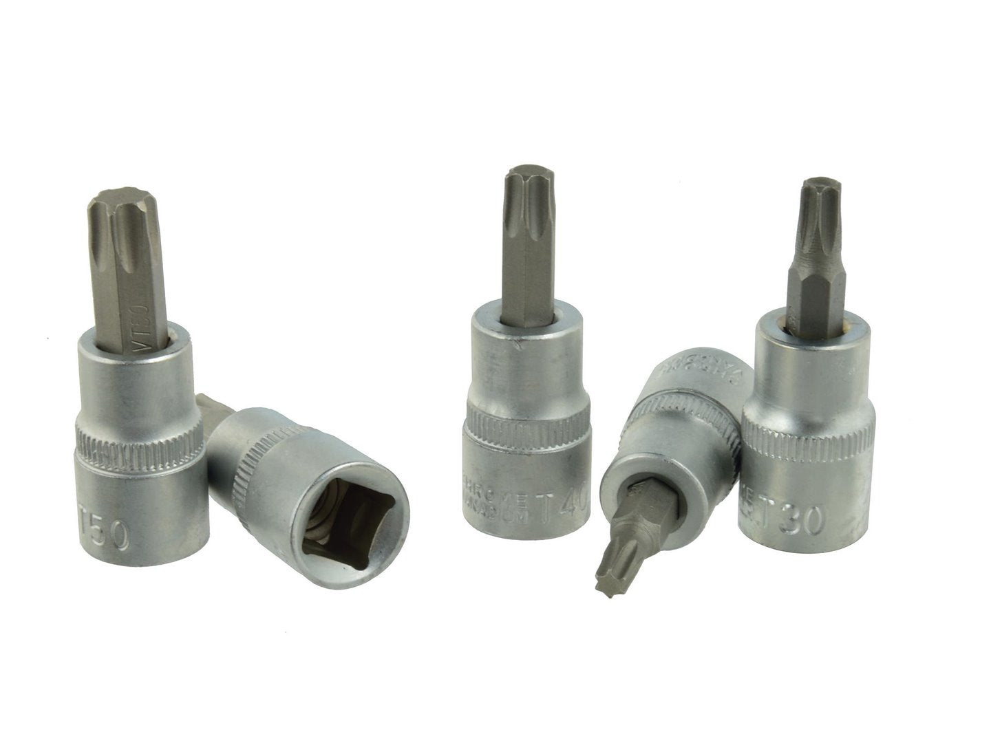 SET 5 CHEI BITI TORX T25-T50 3/8" CrV - GEKO