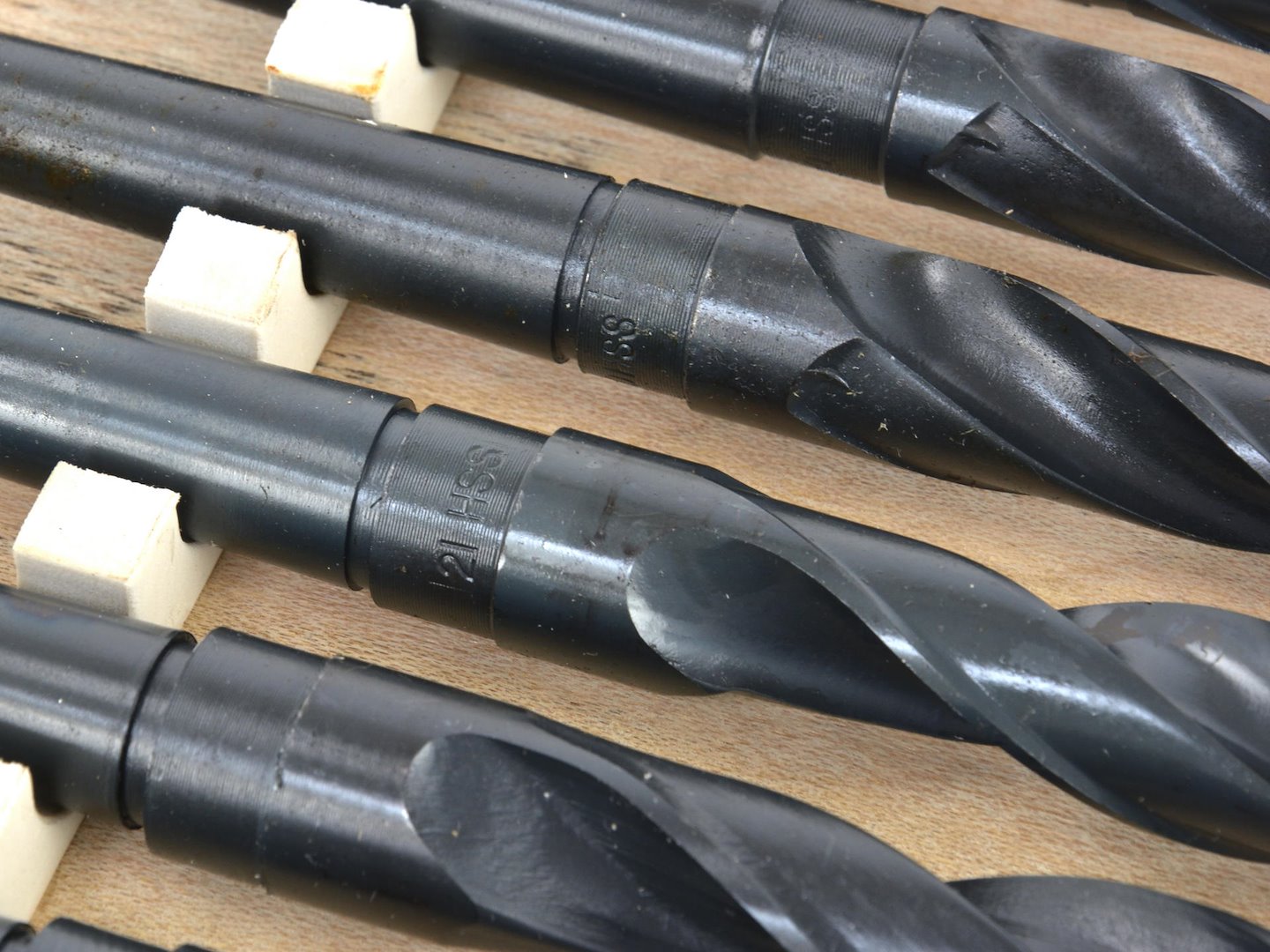 SET 10 BURGHIE MORSE MK2 PENTRU METAL, 14,5–23 MM – HSS, PRINDERE CON B16