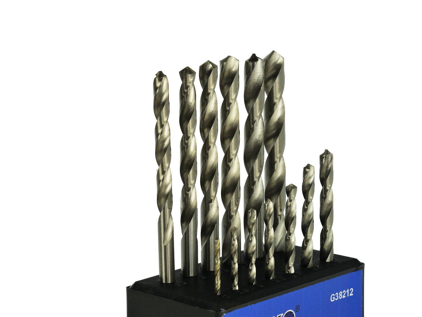 SET 13 BURGHIE HSS PENTRU METAL, 2-8 MM – PRINDERE CILINDRICA, VARF 135°