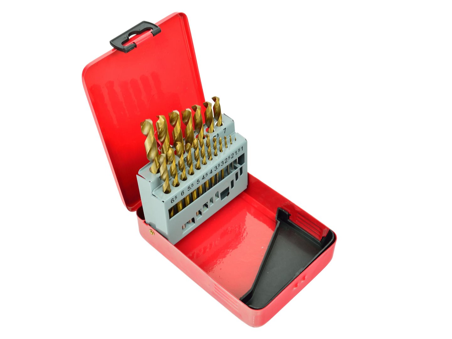 SET 19 BURGHIE TITAN PENTRU METAL HSS 1-10MM GEKO