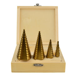 SET BURGHIE IN TREPTE HSS 4 PIESE GEKO