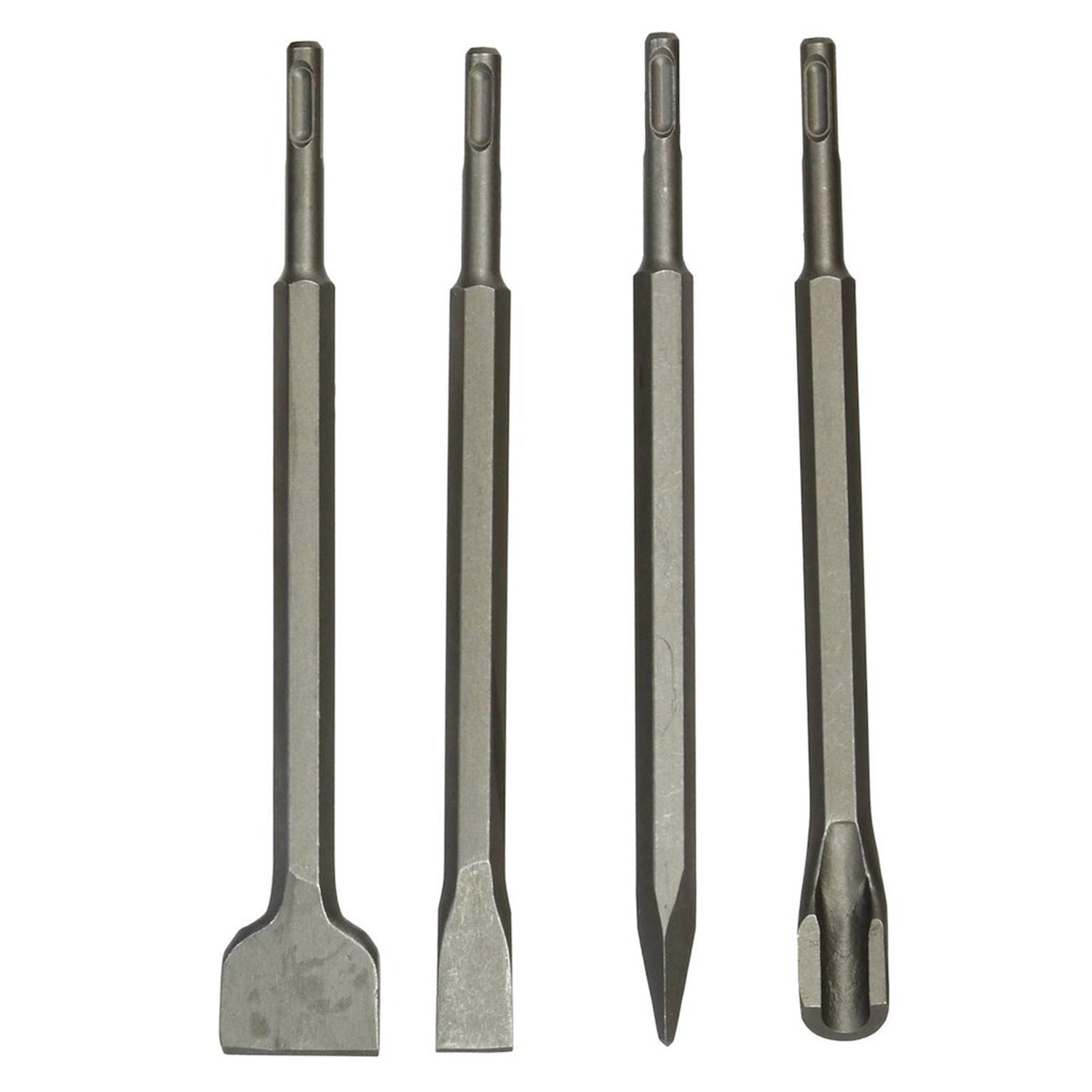 SET 4 DALTI SDS PLUS 250MM GEKO - PENTRU BETON, ZIDARIE, PIATRA SI TENCUIALA