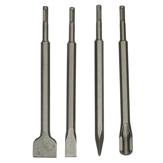SET 4 DALTI SDS PLUS 250MM GEKO - PENTRU BETON, ZIDARIE, PIATRA SI TENCUIALA