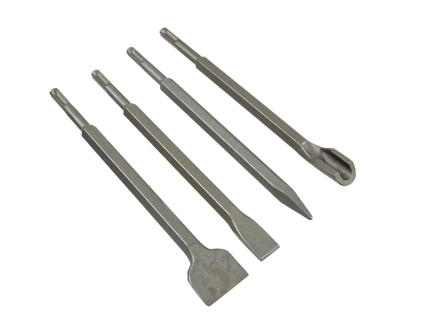 SET 4 DALTI SDS PLUS 250MM GEKO - PENTRU BETON, ZIDARIE, PIATRA SI TENCUIALA