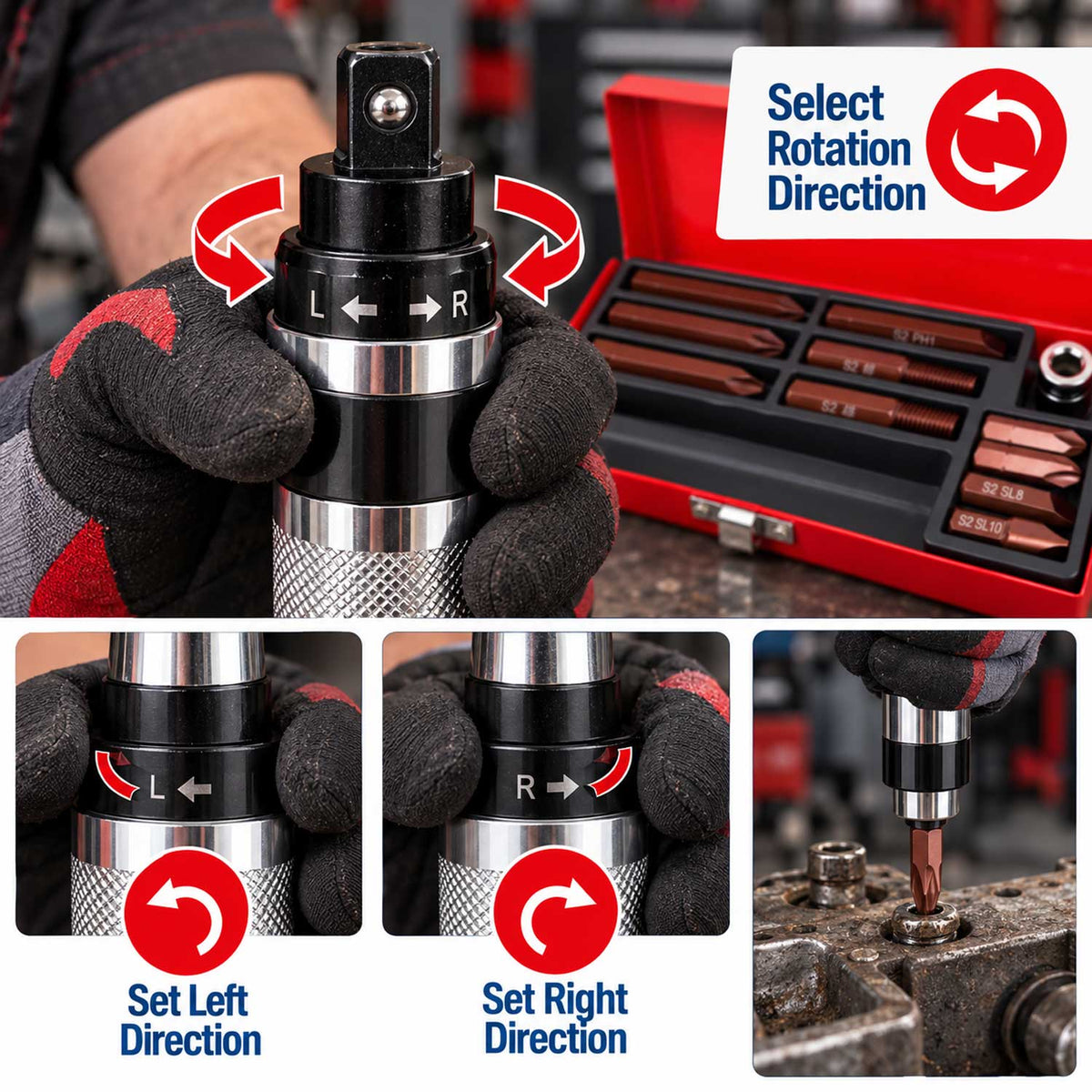 Trusa surubelnita de impact GEBO TOOLS