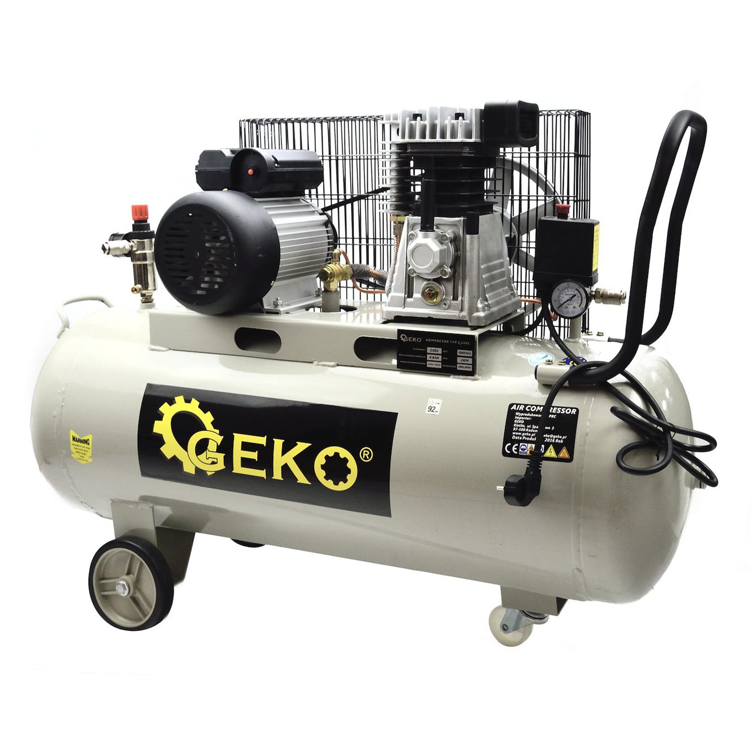 COMPRESOR AER 100L 390L/MIN 220V GEKO