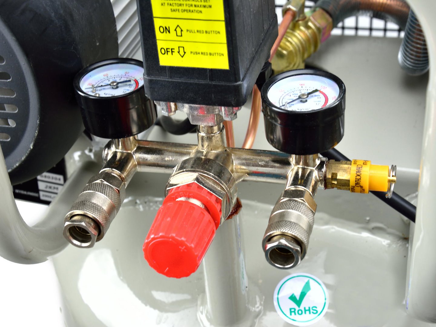 COMPRESOR AER VERTICAL 100L 390L/MIN 220V GEKO