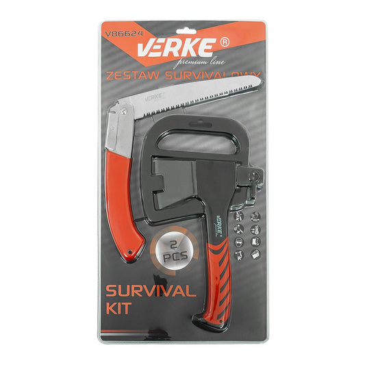 SET FIERASTRAU MANUAL SI TOPOR IDEAL PENTRU CAMPING DRUMETIE