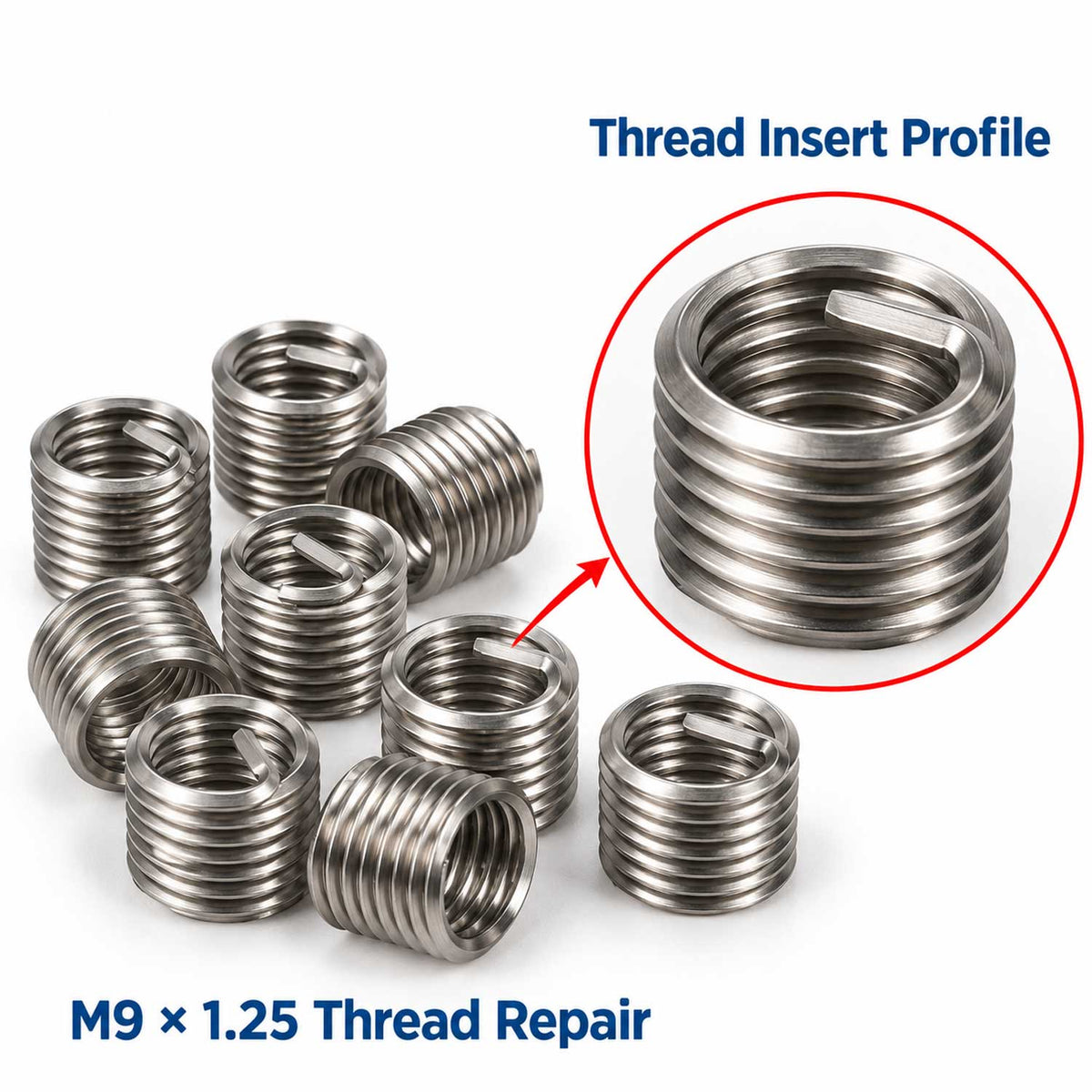 Kit reparatie filet m9x1.25 GEBO TOOLS