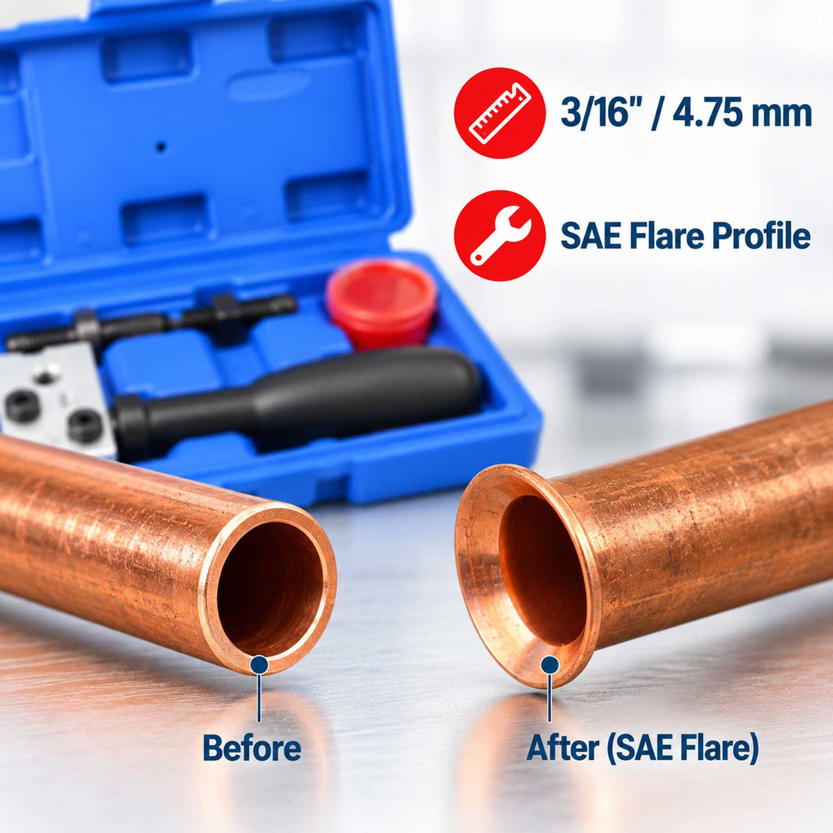 Presa de bercuit tevi si conducte de frana 4.75 GEBO TOOLS