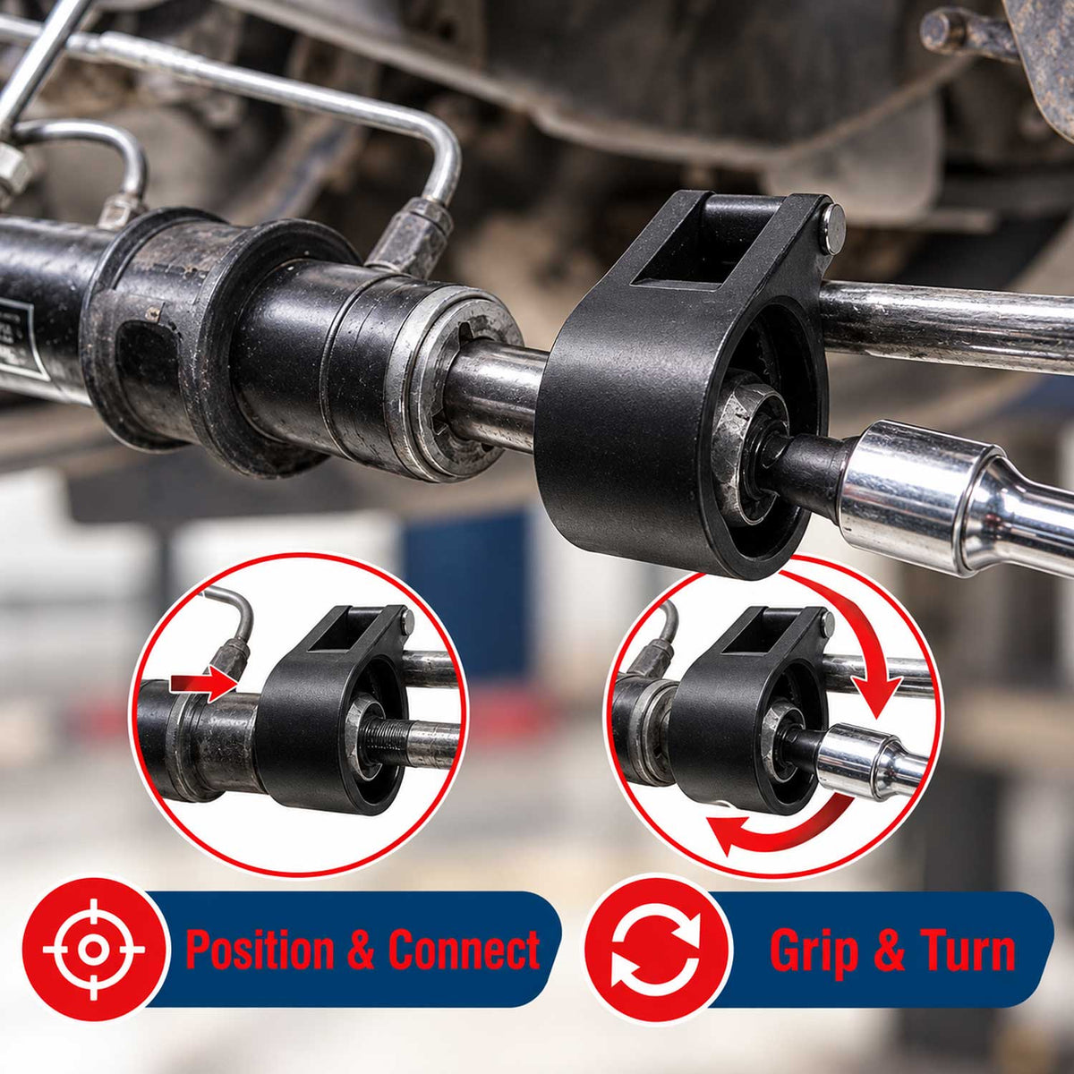 Cheie pentru bieleta de directie 27-42 mm GEBO TOOLS