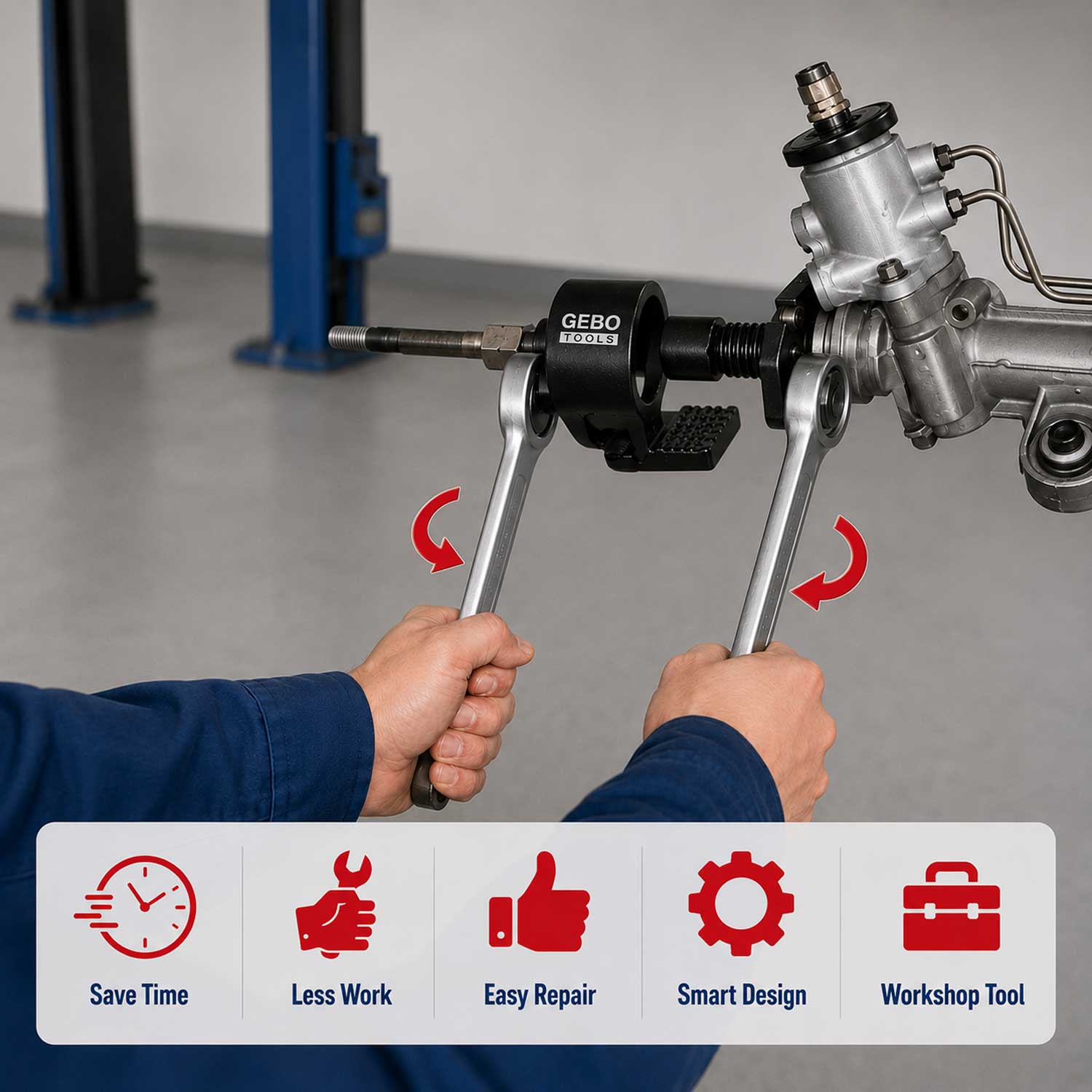 Cheie pentru bieleta de directie 27-42 mm GEBO TOOLS