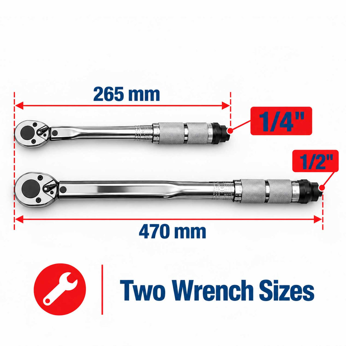 Set chei dinamometrice de la 2 - 210NM GEBO TOOLS