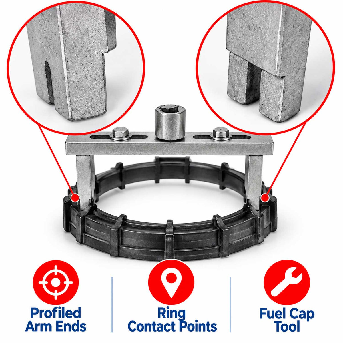 Cheie reglabila capac pompa de combustibil pentru rezervor 23-190mm GEBO TOOLS