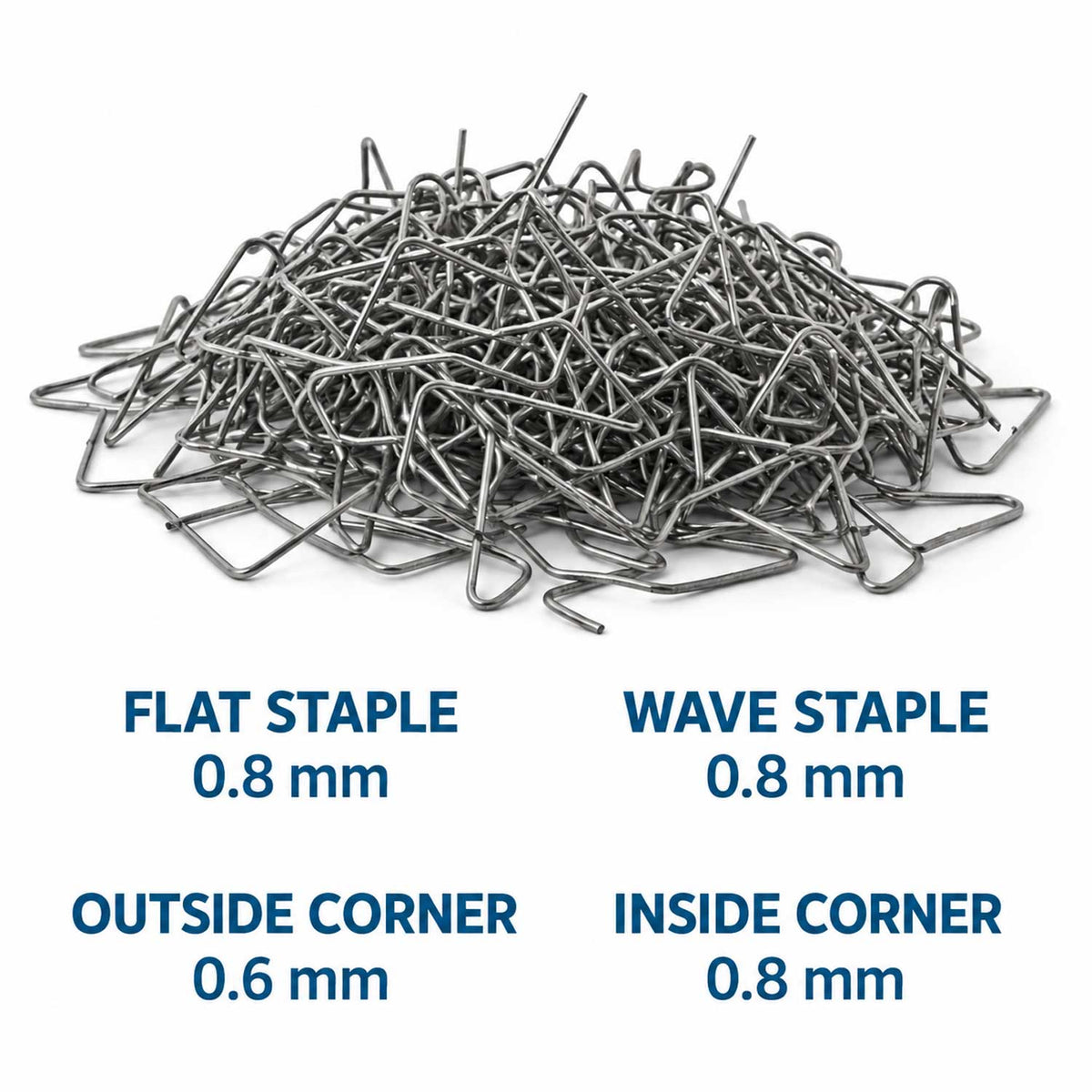 Set 200 de capse pentru sudura/ lipit in plastic GEBO TOOLS