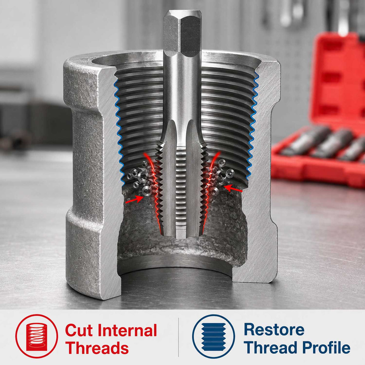 Set tarozi pentru tevi 6 piese GEBO TOOLS
