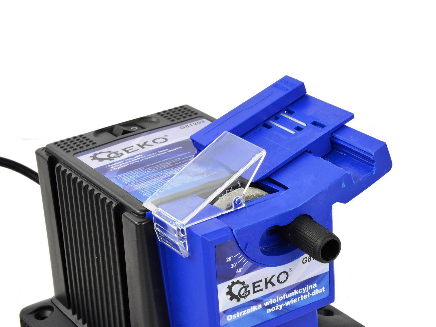MASINA MULTIFUNCTIONALA DE ASCUTIT PENTRU CUTITE, BURGHIE SI DALTI GEKO