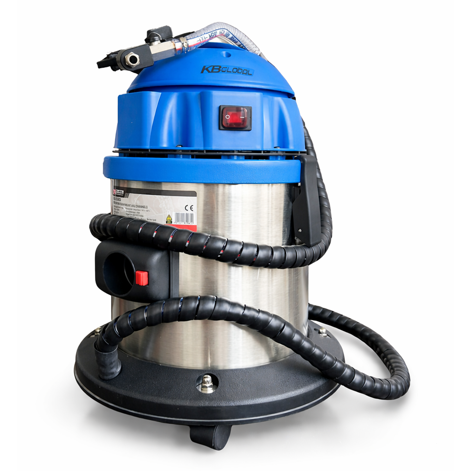 DISPOZITIV PROFESIONAL DE CURATARE A CANALELOR DE ADMISIE SI EVACUARE AUTO FARA DEMONTARE CU ABRAZIV DIN COJI DE NUCA - 13L 1200W 230V