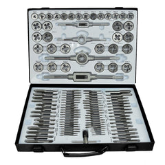 SET TAROZI SI FILIERE 110 PIESE, PENTRU FILETE INTERIOARE SI EXTERIOARE - GEKO