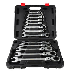 TRUSA CHEI COMBINATE CU CLICHET ARTICULATE 8-32MM 13PIESE KELTIN