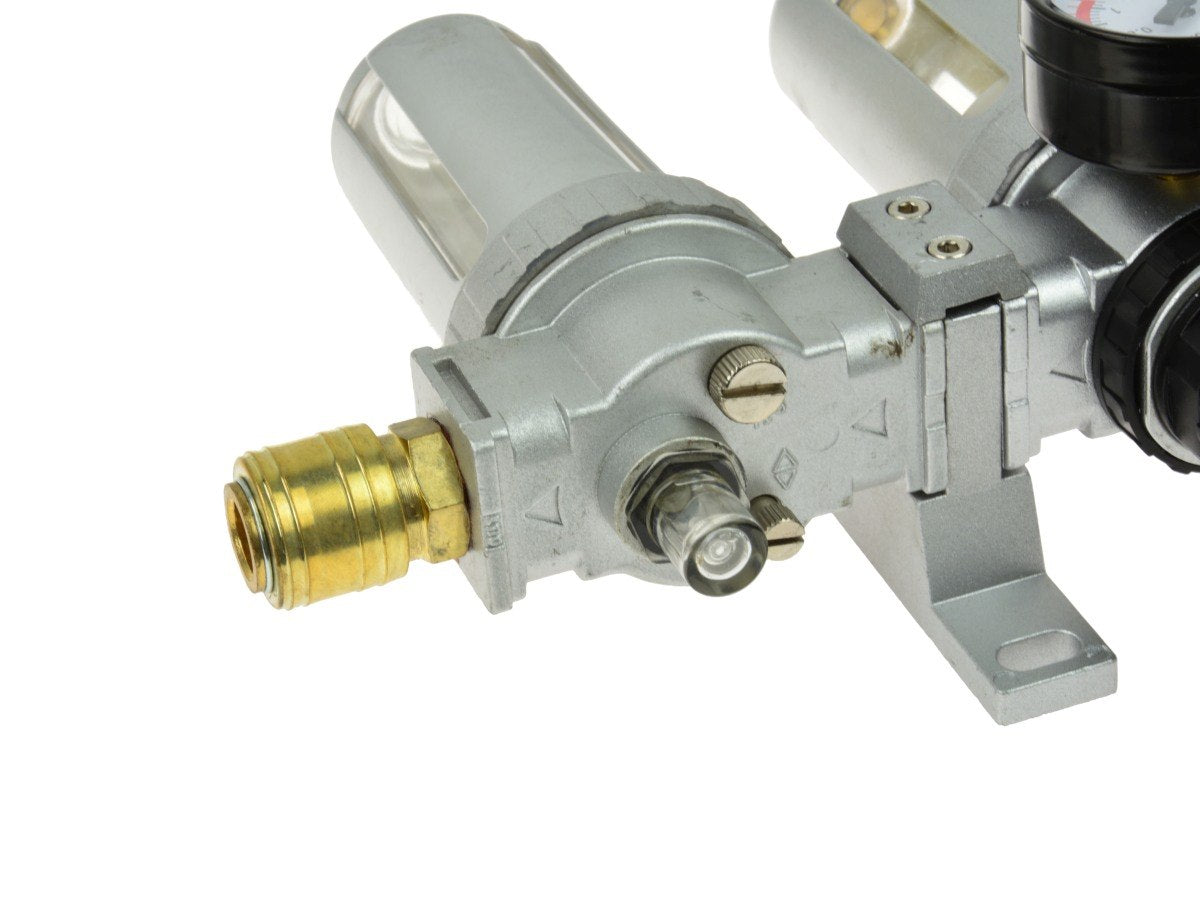 SEPARATOR APA SI LUBRIFIERE CU REGULATOR DE PRESIUNE 1/2" - GEKO