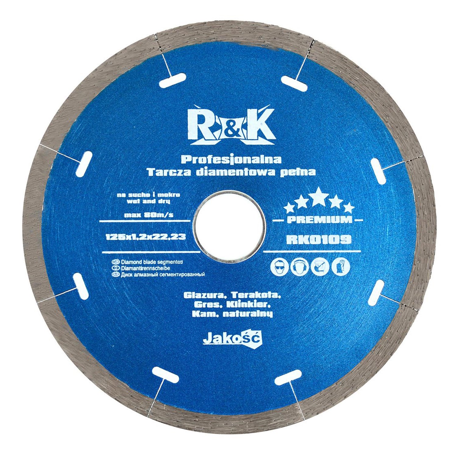 DISC DIAMANTAT R&K PREMIUM 125MMX5X1.4X22.2MM