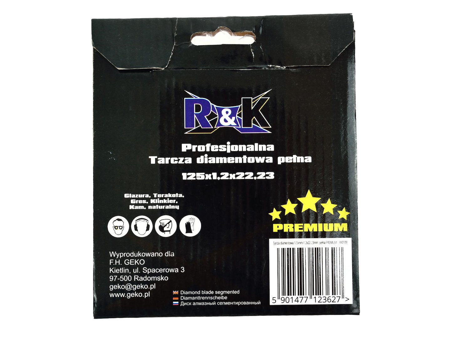 DISC DIAMANTAT R&K PREMIUM 125MMX5X1.4X22.2MM