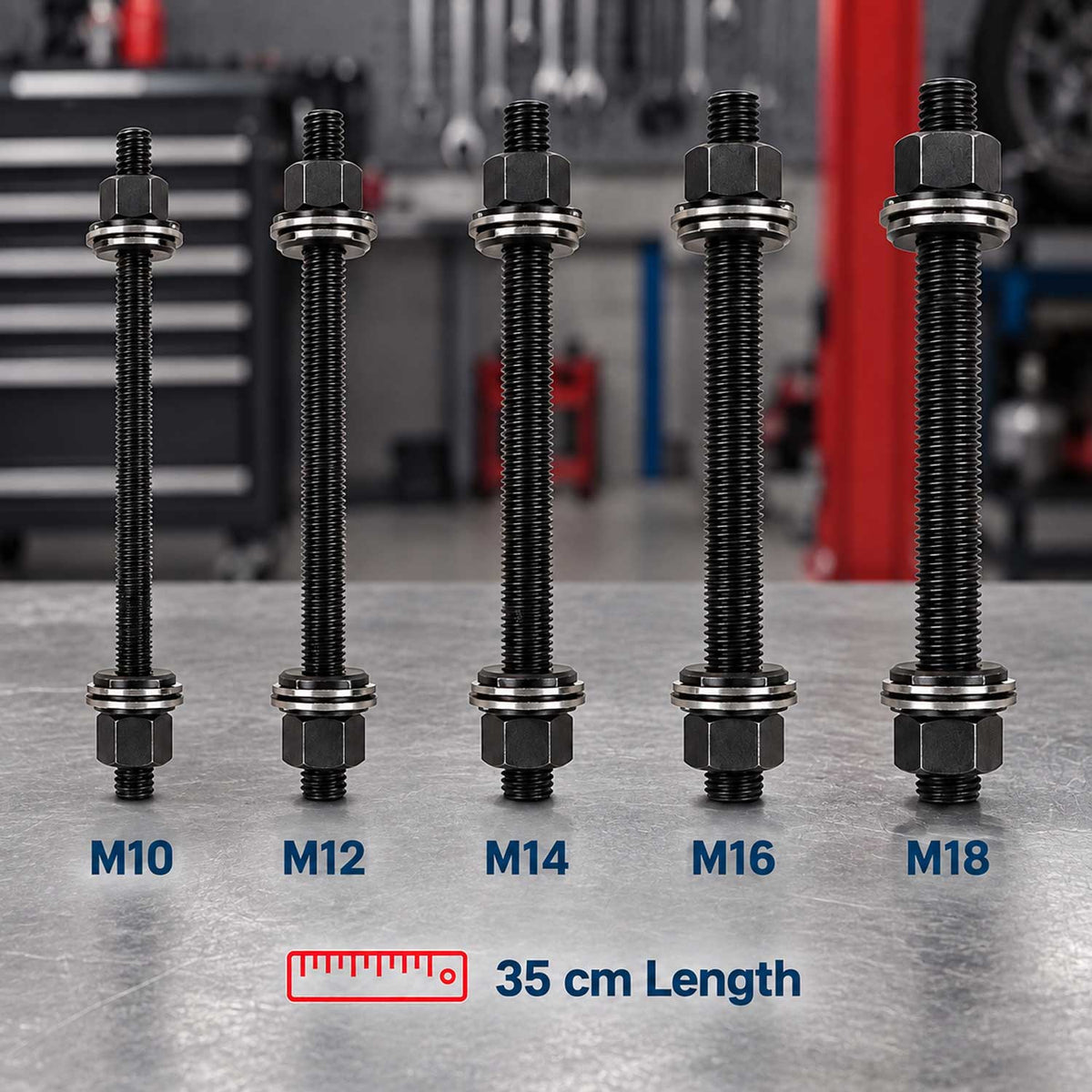 Trusa prese extras si montat bucsi si rulmenti suspensie,  SILENT BLOCK 34-90mm 27 piese GEBO TOOLS
