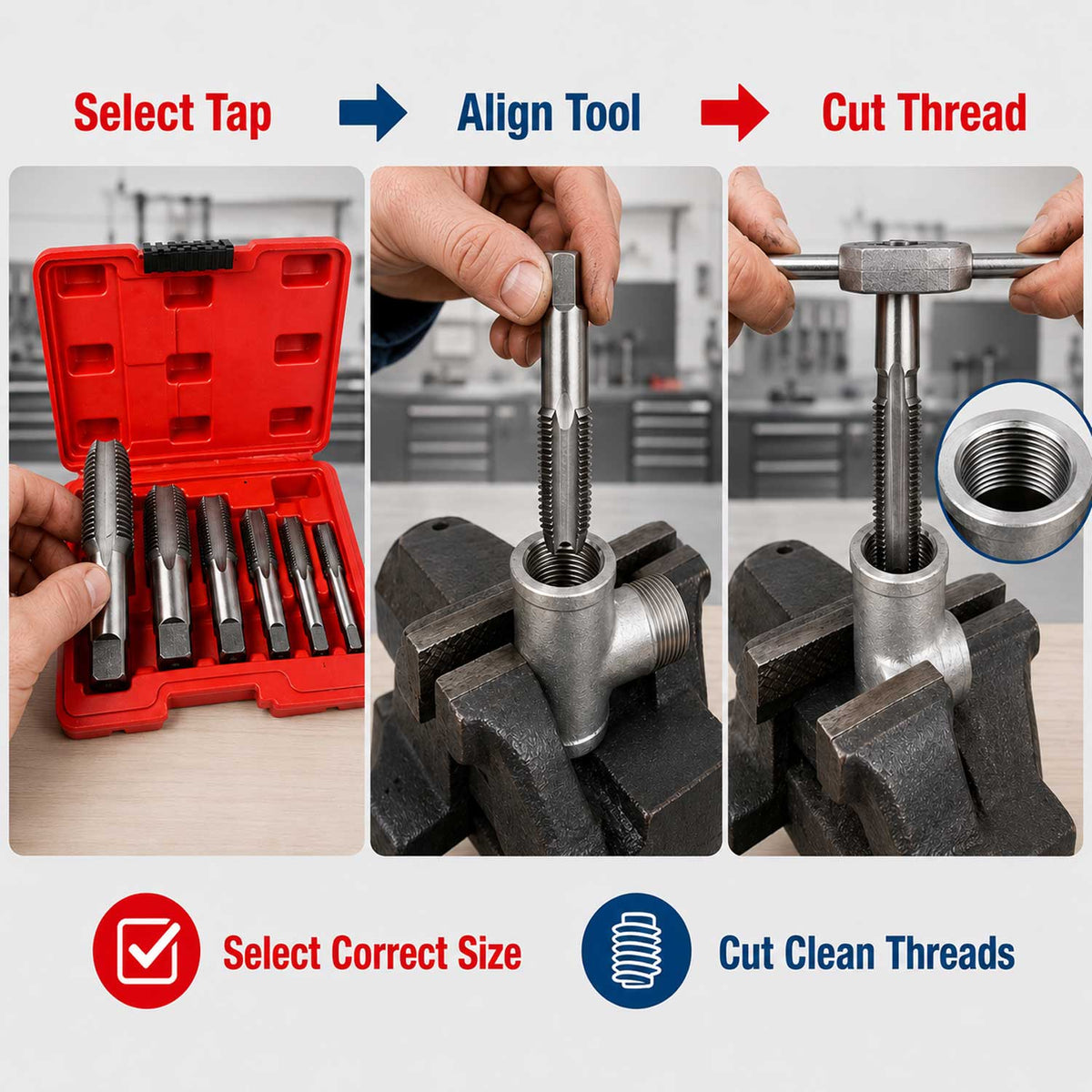 Set tarozi pentru tevi 6 piese GEBO TOOLS