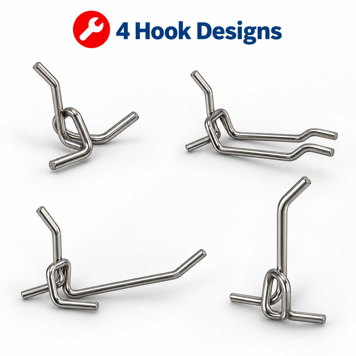 Set 12 buc cleme carlige suport scule pentru panou organizator GEBO TOOLS