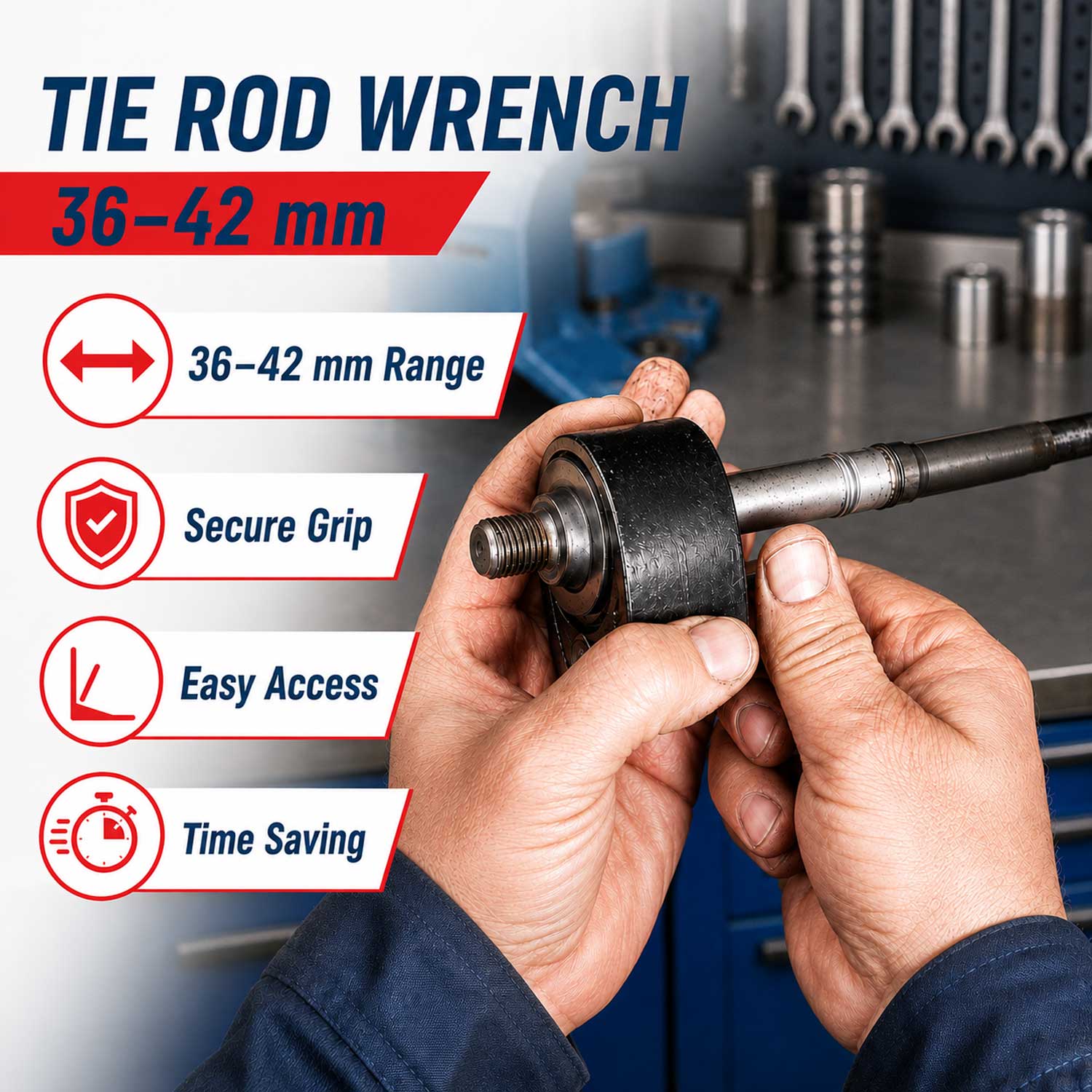Cheie pentru bieleta de directie 36-42 mm GEBO TOOLS