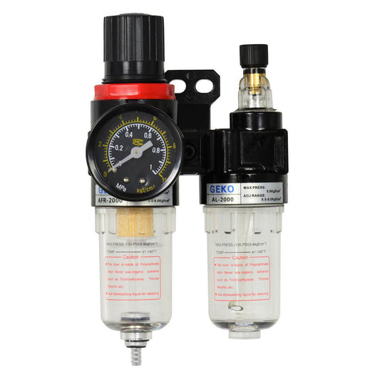 SEPARATOR APA SI LUBRIFIERE CU REGULATOR DE PRESIUNE 1/4 GEKO