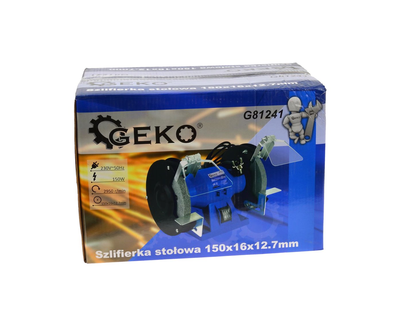 POLIZOR DE BANC 150W MASINA DE POLIZAT SI SLEFUIT 150MM GEKO