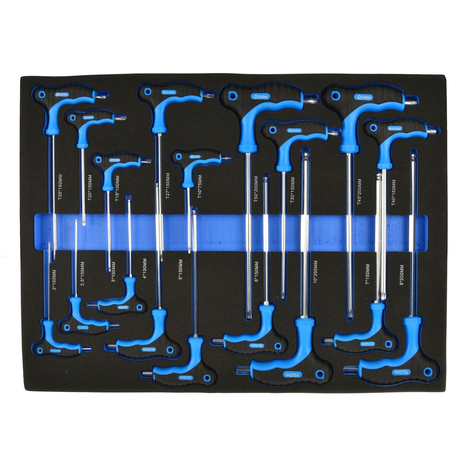 MODUL DULAP TORX IMBUS CU MANER T 18 PIESE GEKO