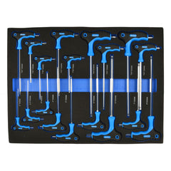 MODUL DULAP TORX IMBUS CU MANER T 18 PIESE GEKO