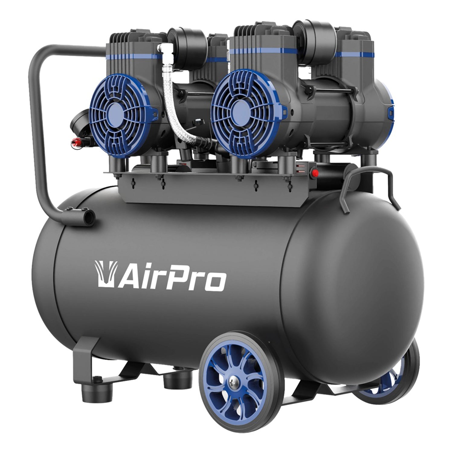 COMPRESOR SILENTIOS ZGOMOT REDUS FARA ULEI 2X1.8CP 40L AIRPRO