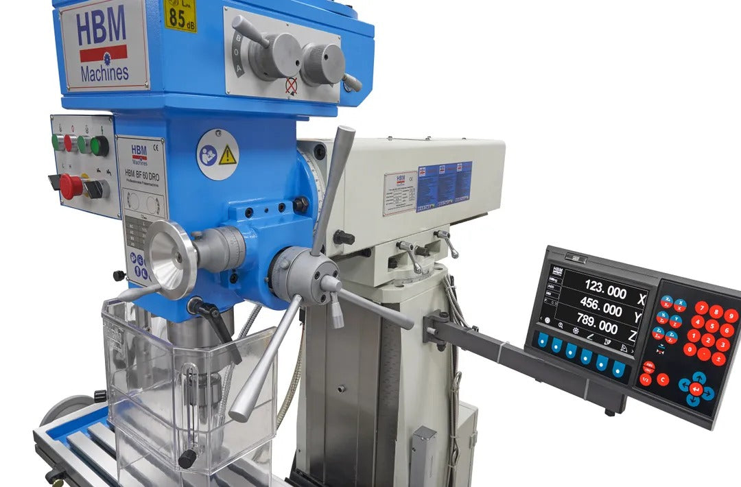 MASINA PROFESIONALA DE FREZAT SI GAURIT CU MASA MARE SI ECRAN DIGITAL BF 60 400V