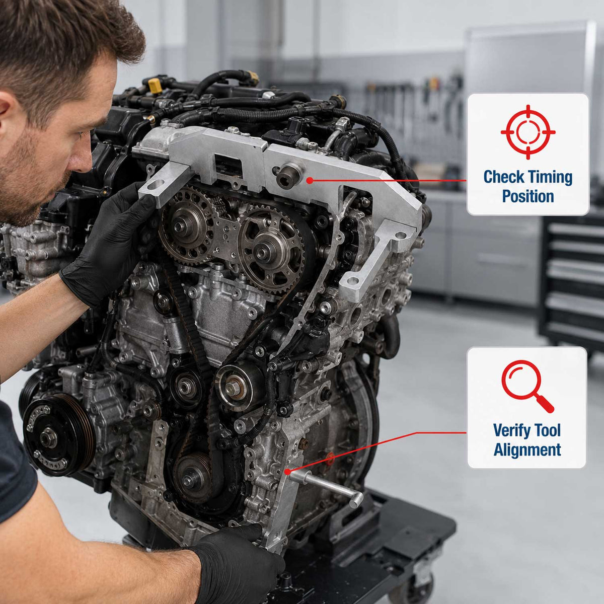 Cale blocator fixare distributie CITROEN PEUGEOT psa 1.0 1.2 vti thp e-vti