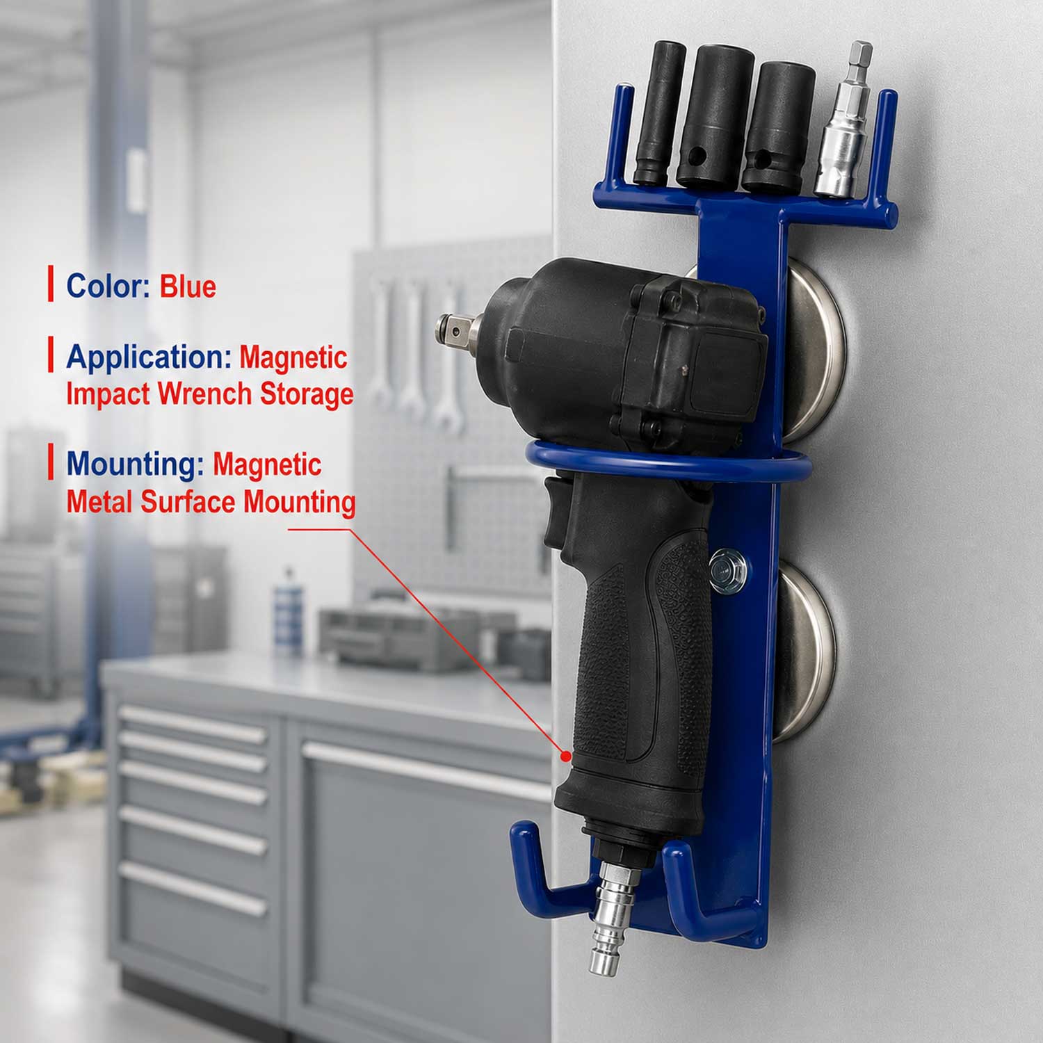 Suport magnetic pentru pistol de impact GEBO TOOLS