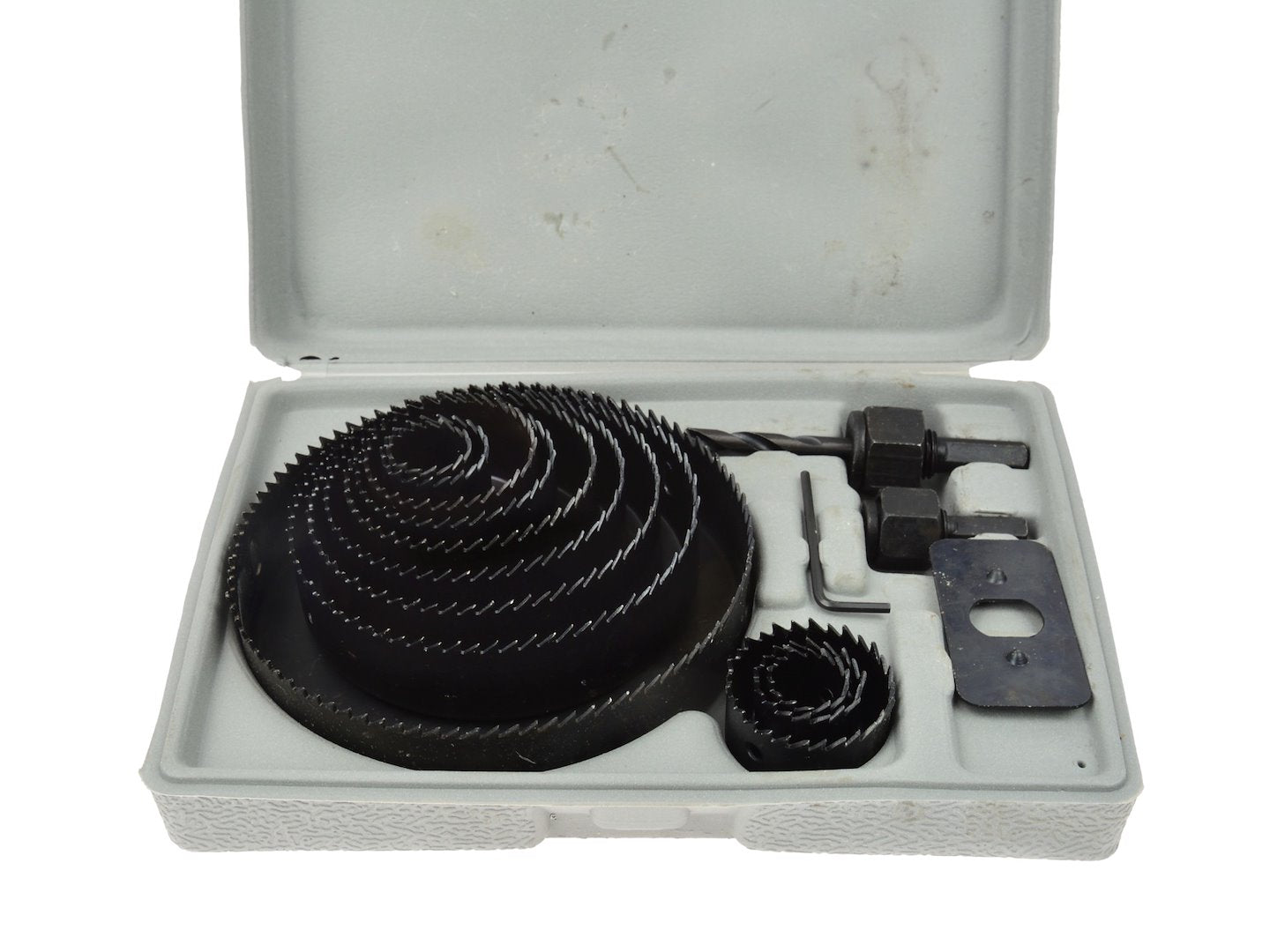 SET 16 PIESE CAROTE PENTRU DECUPAJE, FREZE CIRCULARE PENTRU LEMN SI GIPS-CARTON, 19–127 MM