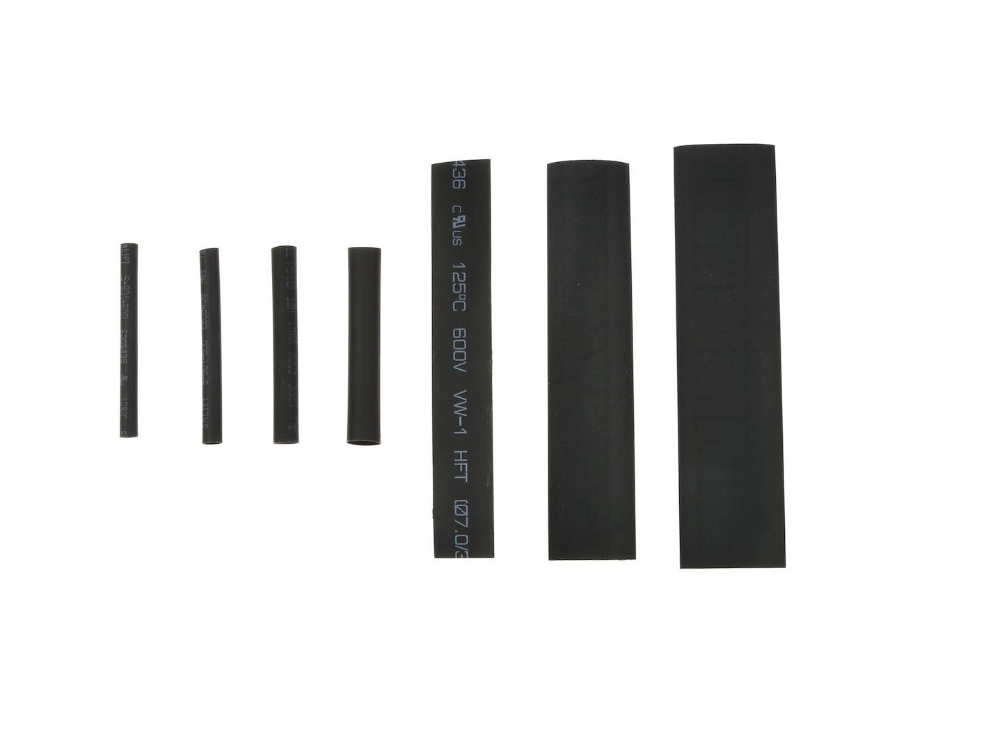 SET 127 TUBURI MANSOANE TERMOCONTRACTIBILE PENTRU CABLU, 7 DIMENSIUNI - GEKO