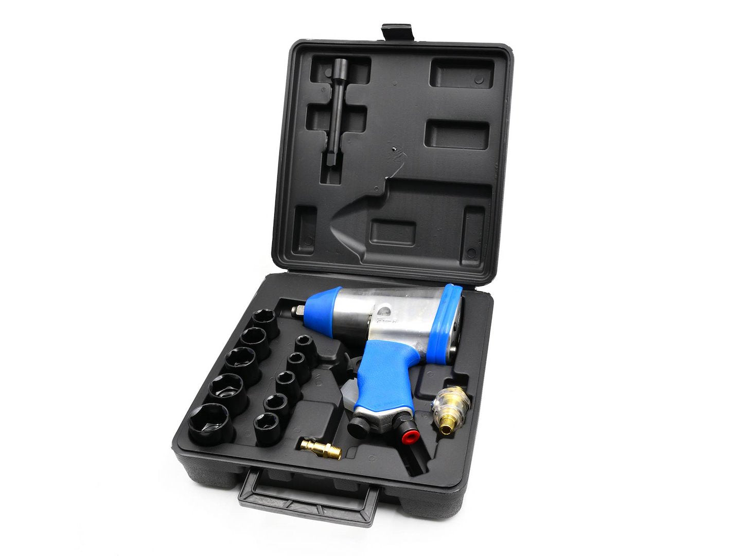 SET PISTOL PNEUMATIC DE IMPACT 1/2'' CU TUBULARE 9-27MM GEKO